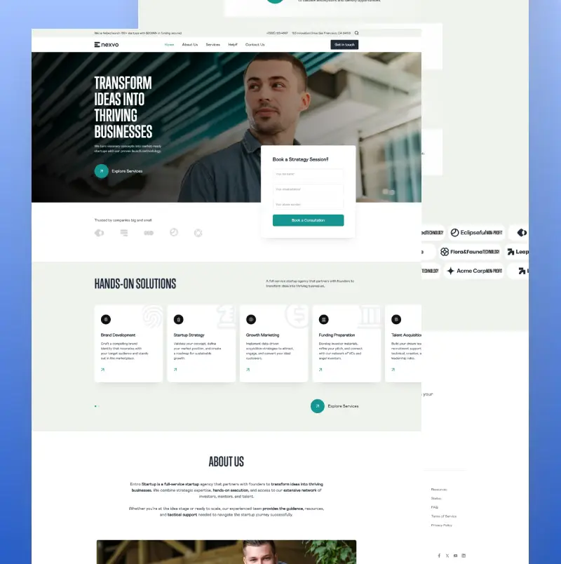 Nexvo – Startup Agency