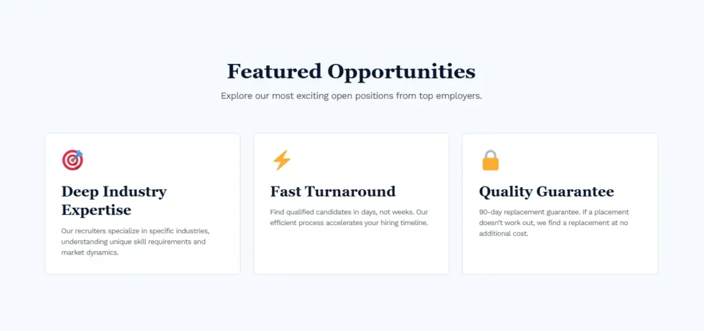 TalentFlow Features