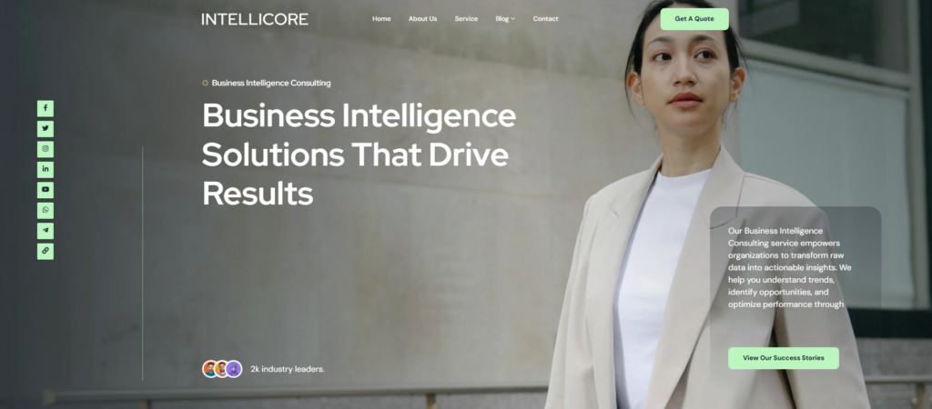 Intellicore – Banner