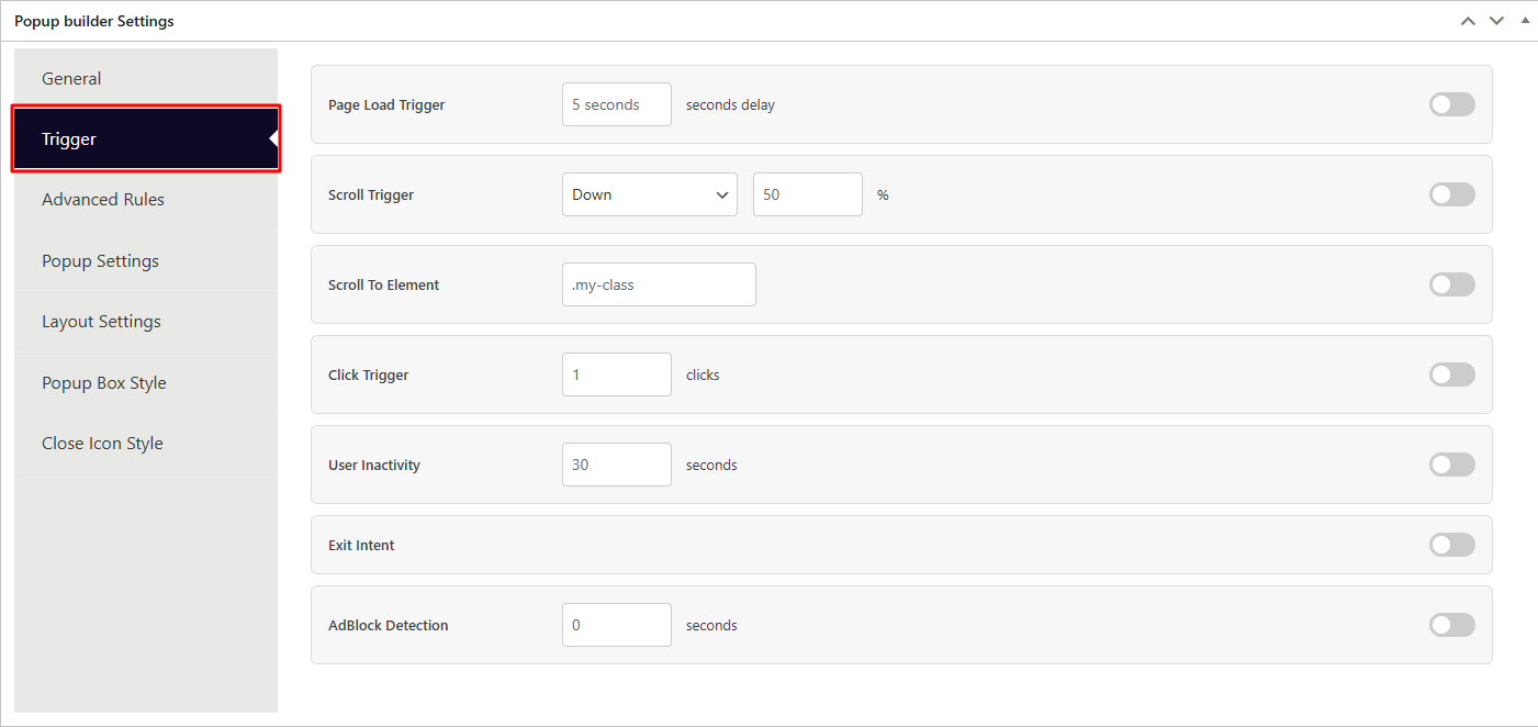 Popup builder - Easy Elements Elementor Addons Builder